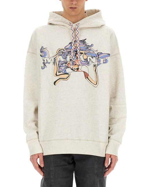 Isabel Marant Gray Milanz Sweatshirt for men