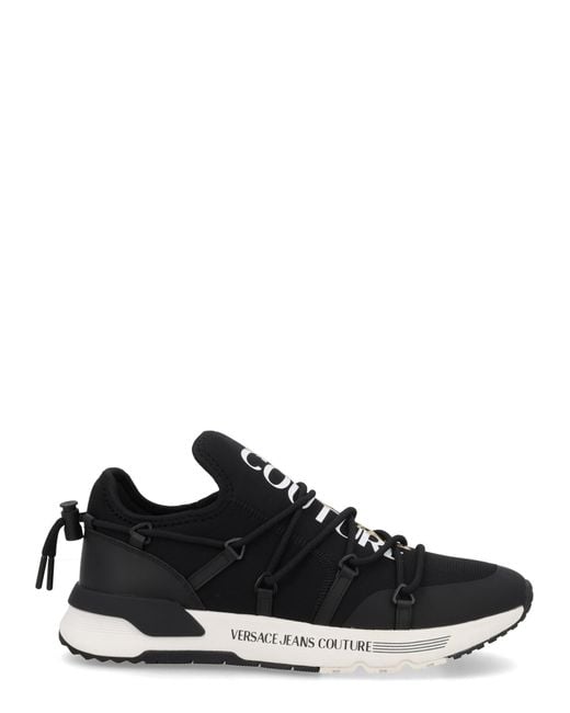 Versace Jeans Couture Black Sneaker "Dynamic" Con Logo for men