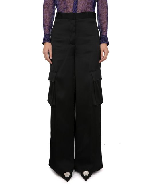 Versace Black Duchesse Pants