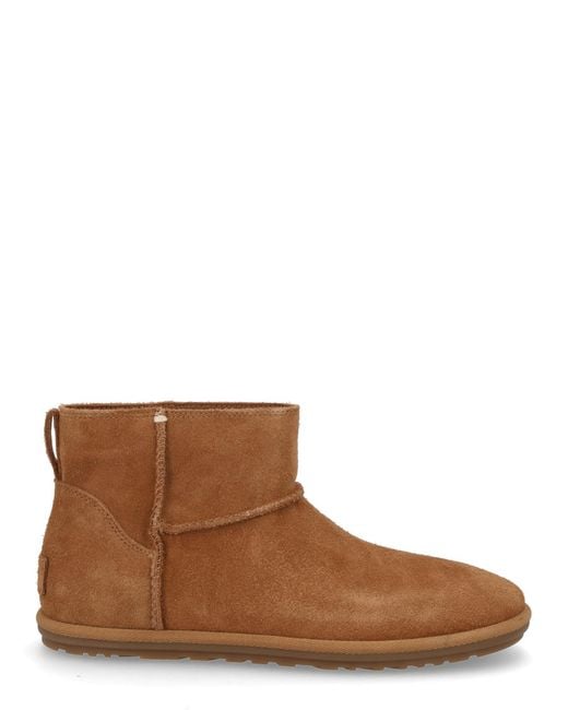 Ugg Brown Stivale "Classic Mini"