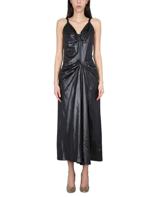 Maison Margiela Black Moiru00C9 Dress