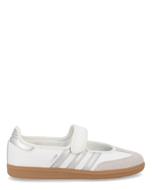 Adidas Originals White Samba Jane Sneaker