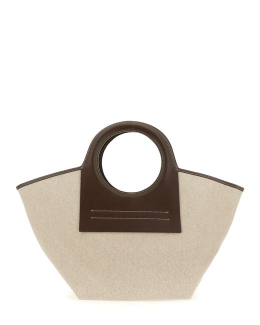 Borsa "Cala" Small di Hereu in Brown