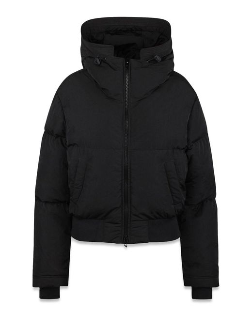 DIESEL Black Down Jacket "W-Peyt"