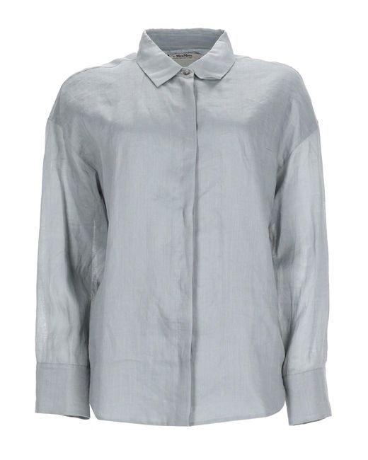 Max Mara Gray Camicia "Abbraccio"