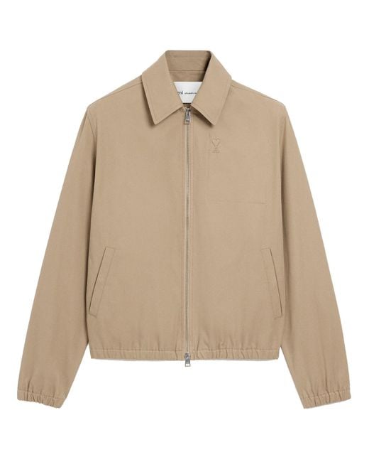 AMI Natural Jacket With Logo for men