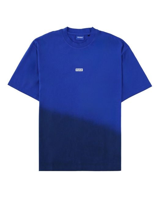 HUGO Blue T-Shirt Nalono for men