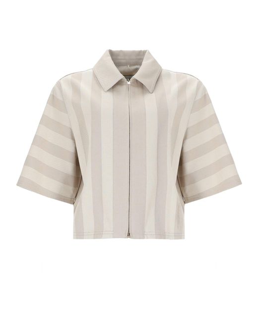 Fendi White Giacca