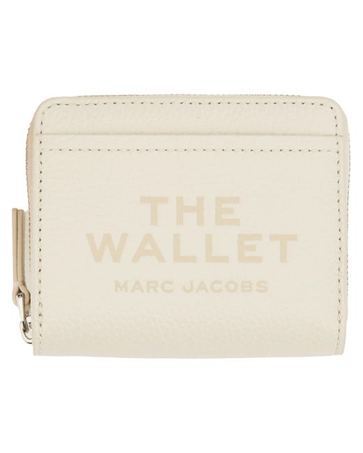 Marc Jacobs Natural "The Compact" Mini Wallet