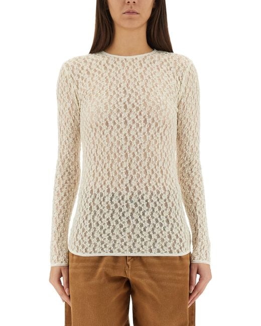 Isabel Marant Natural Lace "Gaelle" Top