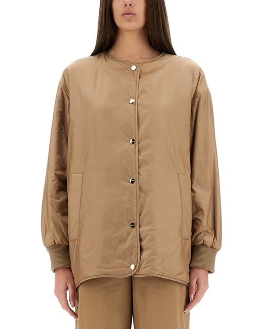 Giacca "Greena The Cube" di Max Mara in Natural