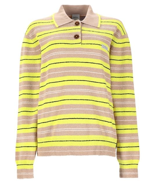 Paul Smith Yellow Maglia Rugby