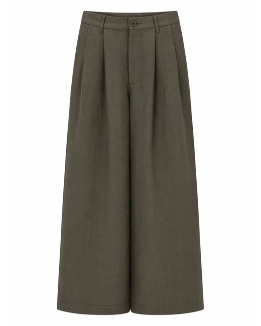 Uma Wang Green Pantalone "Paella"