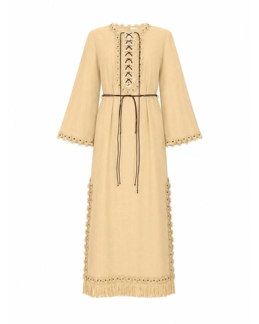 Zimmermann Natural Abito Midi "Mahon"