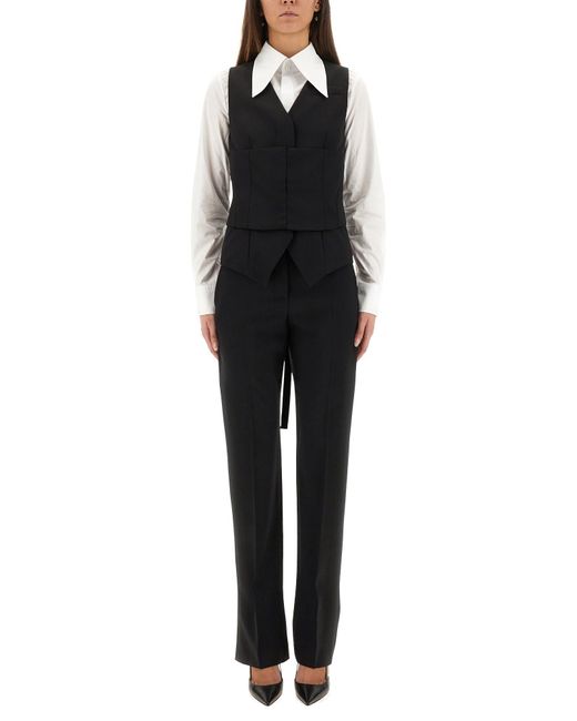 McQueen Black Vest Corset