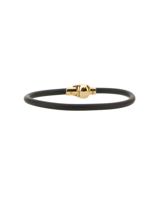 Bracciale Skull di McQueen in White da Uomo