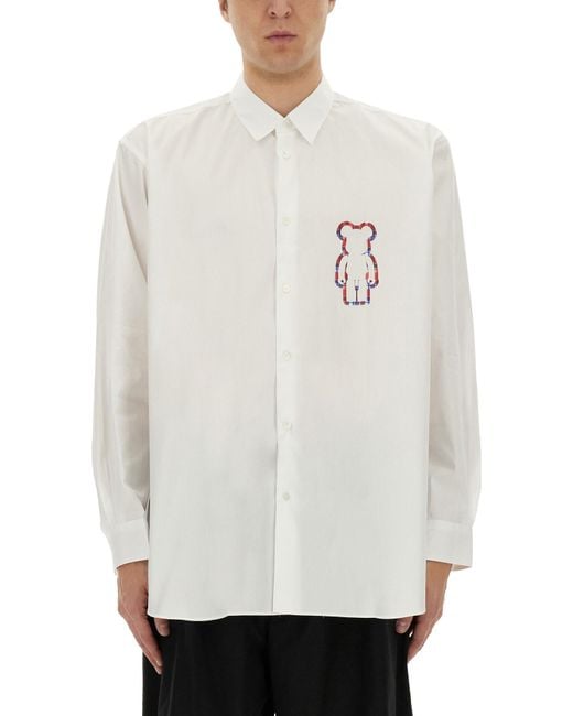 Comme des Garçons White Poplin Shirt for men