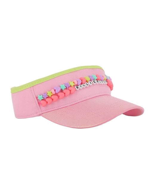 Billieblush Pink Cappello Con Visiera Con Logo