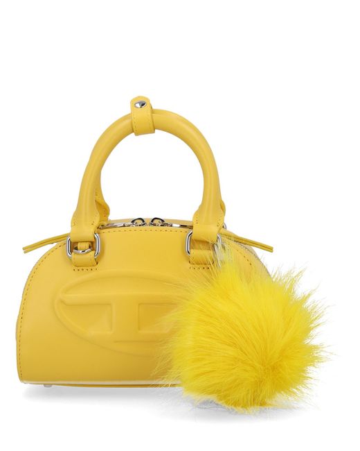 DIESEL Yellow "1Dr Dome" Bag