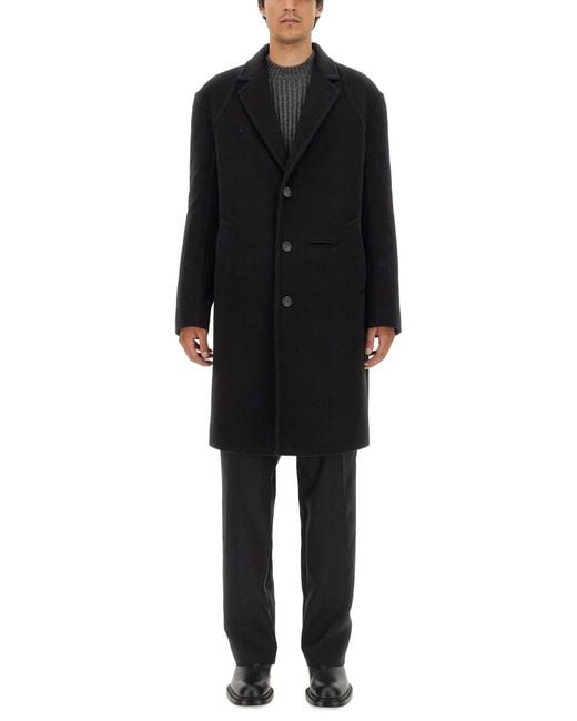 McQueen Black Single-Breasted Jacket It) for men