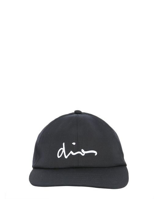Dior Homme Black Logo-embroidered Wool Cap for men