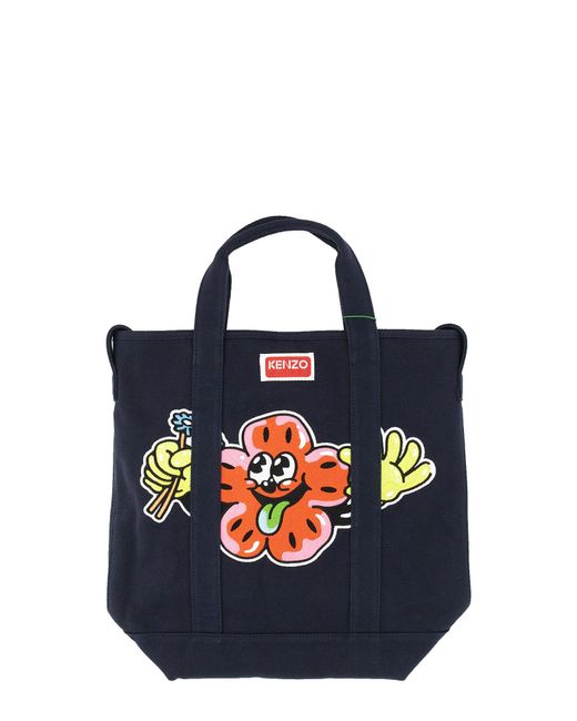 Borsa Tote Boke Blocks di KENZO in Blue da Uomo