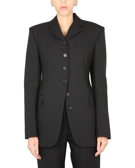 Max Mara Black Single-Breasted Jacket