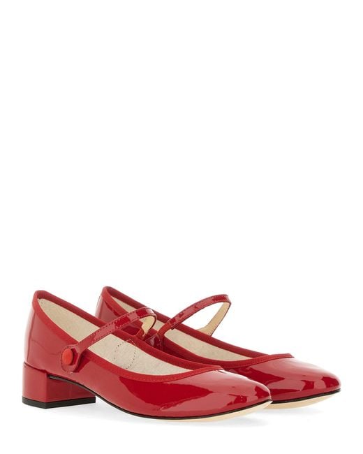 Pump Mary Jane "Rose" di Repetto in Red
