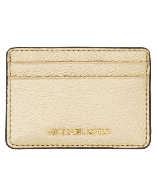 MICHAEL Michael Kors Natural Portacarte Con Logo