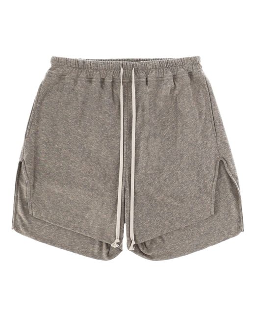 Rick Owens Gray Solid Shorts for men