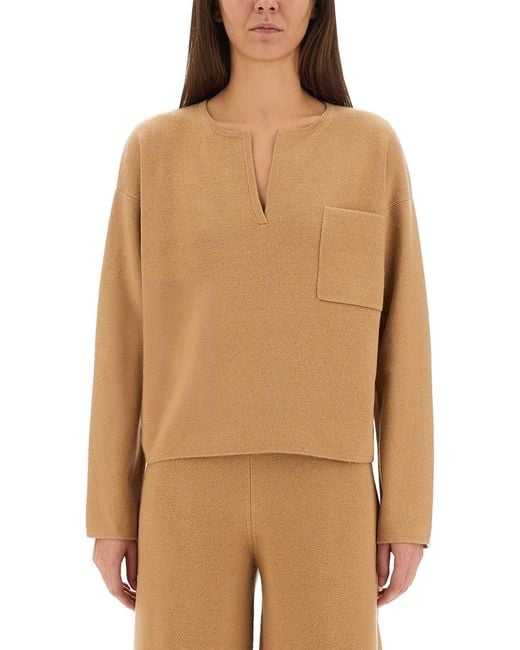 Max Mara Natural Sweater 'Zibello'
