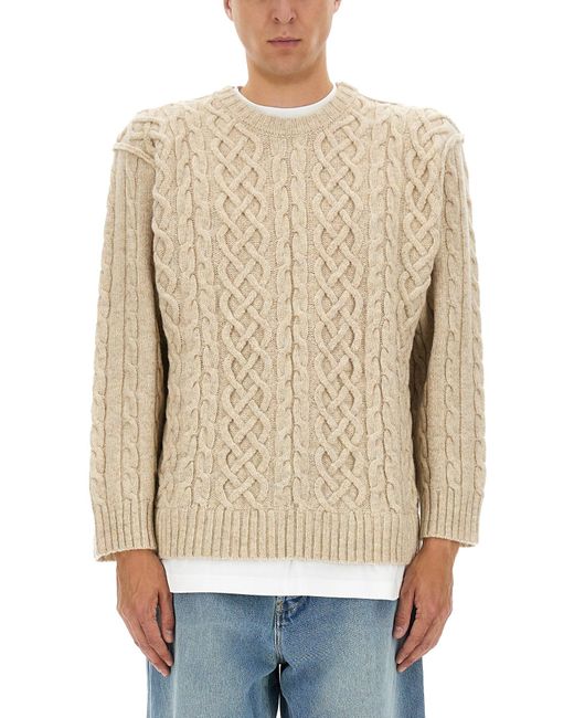 Moschino Natural Pullover With T-Shirt for men