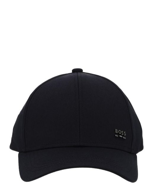 Boss Blue Cappello Da Baseball Con Logo for men