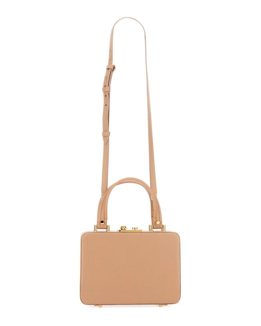 Borsa "Valì" di Gianvito Rossi in Natural