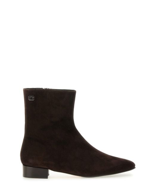 CAREL PARIS Black Ankle Boot "Aiglon"