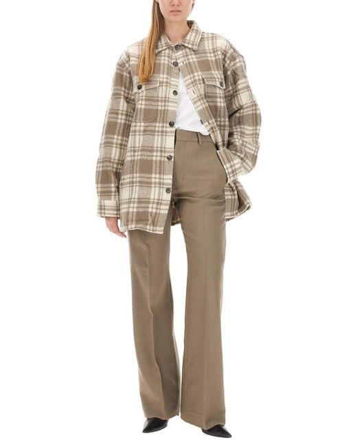 Camicia Oversize di AMI in Natural