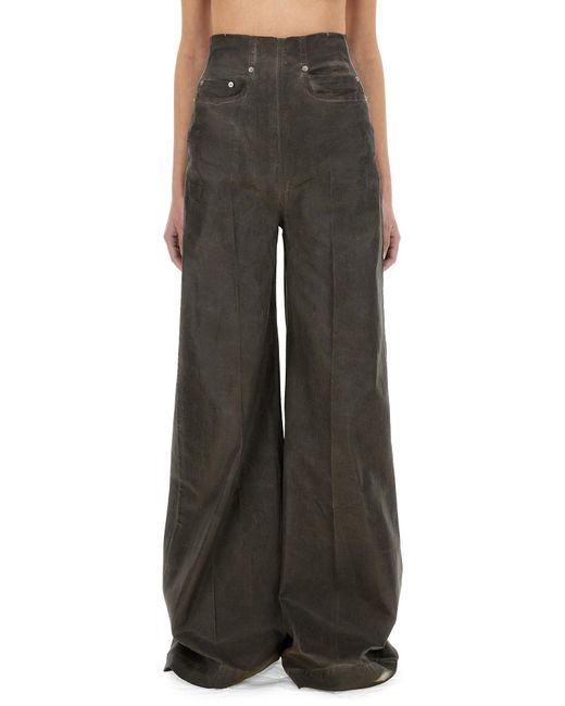 Rick Owens Black "Dirt Cooper" Denim Pants