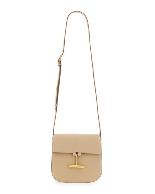 Borsa Mini "Tara" di Tom Ford in Natural