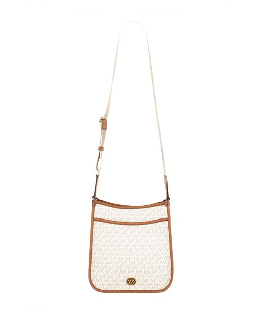 Michael Kors White Shoulder Bag Raven Large