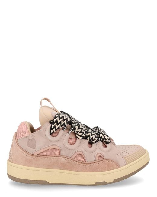 Lanvin Pink Curb Sneakers for men