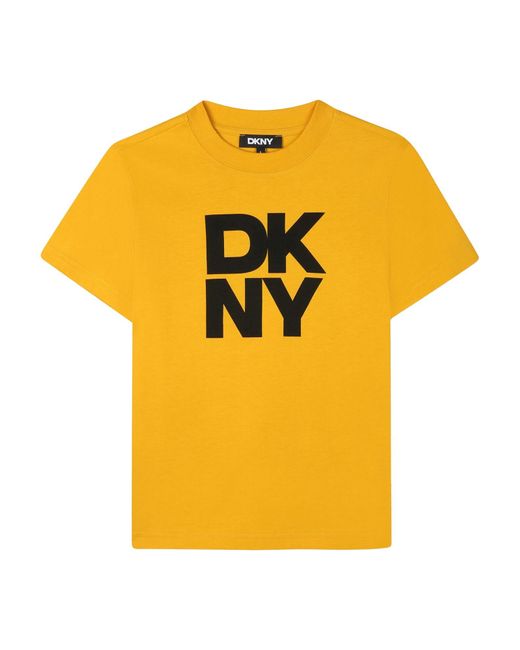 DKNY Yellow T-Shirt With Logo