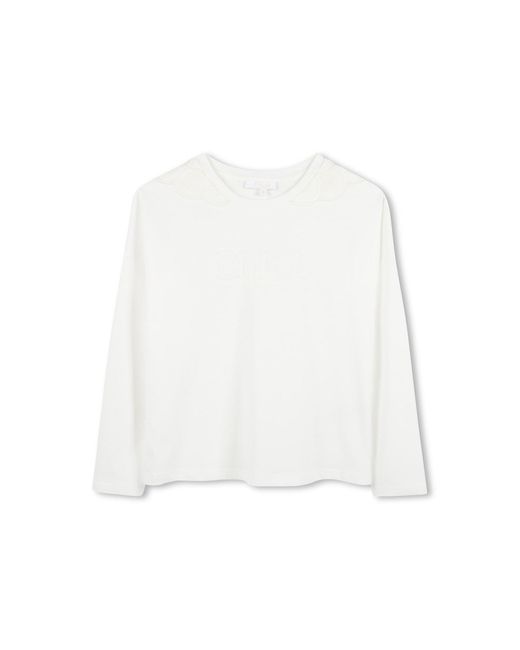 Chloé White Tee Shirt M/L