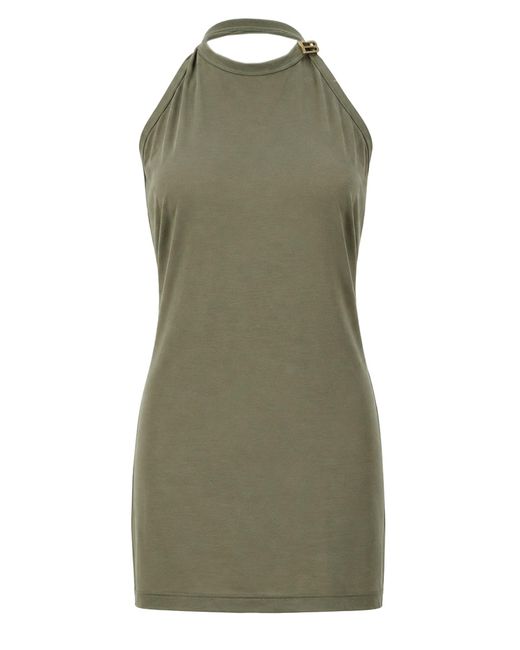 Balenciaga Green Top Drappeggiato