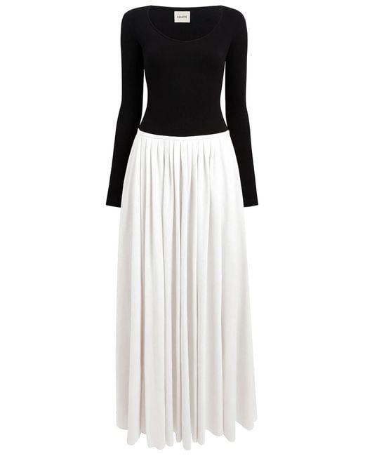 Khaite White Carlotta Dress