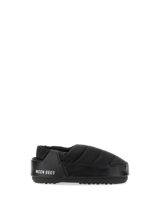 Moon Boot Black Nylon Evolution Sandal