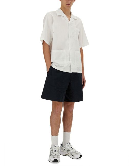 Camicia Ago di Aspesi in White da Uomo