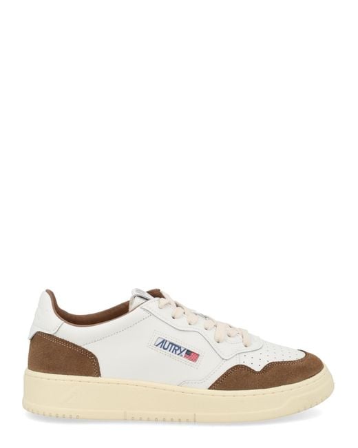 Autry White Sneaker "Medalist Low" for men