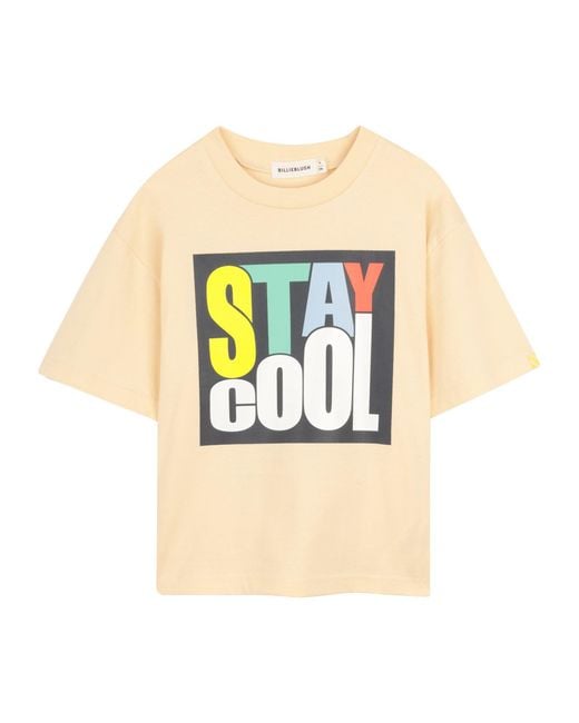 Billieblush Multicolor T-Shirt Con Stampa "Stay Cool"