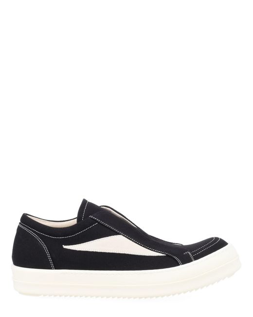 Rick Owens White Slip-On Sneakers for men