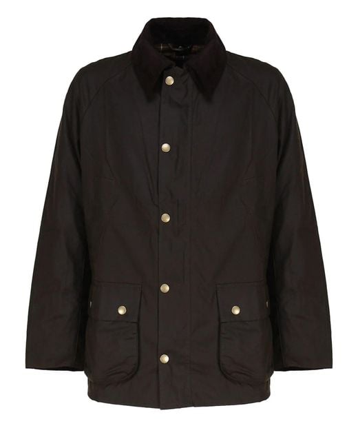 Barbour Black Giacca Ashby for men